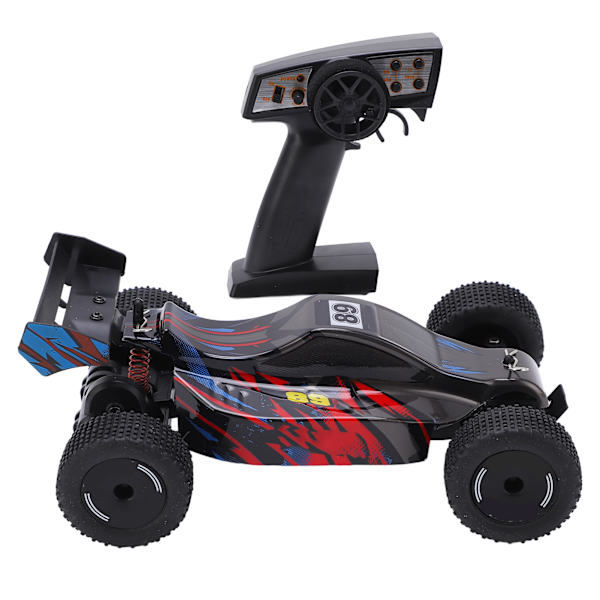1/24 RC-auto 2WD Full Scale High Speed Ladattava 2.4GHz Langaton Kaukosäädin Autot Yli 14-vuotiaille 3 Akkua