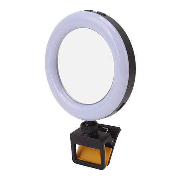 Ladattava kannettava selfie-rengasvalo USB-latauksella Mini-selfie-rengasvalo älypuhelimelle ja matkapuhelimen valokuvaamiseen