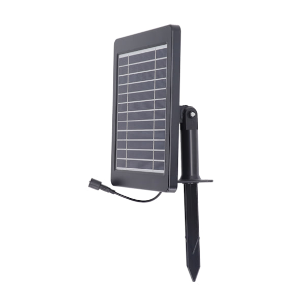 Solcelledrevet iltpumpe - 3-trins justerbar luftpumpe med 6V 4W solpanel til fiskebeholder