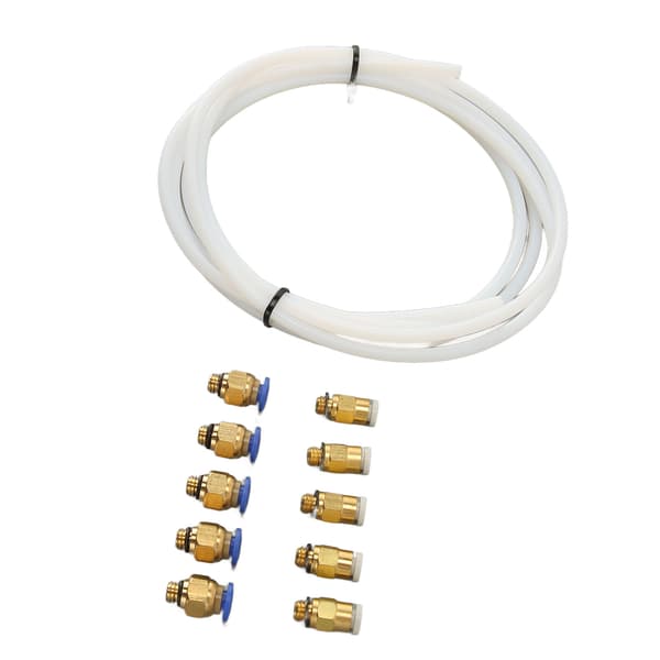 PTFE-slang med PC4 M6 KJH04 M6 pneumatiska kopplingar för 1,75 mm filament PLA ABS för Bambu Lab 3D-skrivare