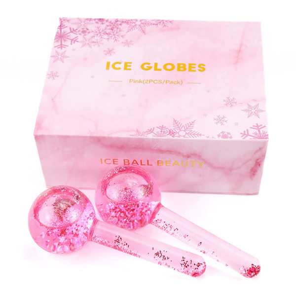 2 st Ice Roller Facial Ice Globes Kylande ansikte Ice Globes Roller för ansikte och ögon Svullnad Kroppsmassager Huduppstramning Lyftverktyg