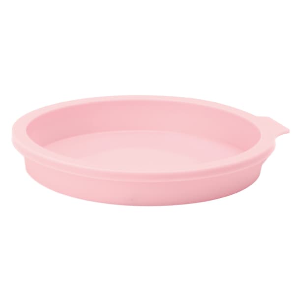 Hjem Kjøkken Bakeform Kakeform Gjenbrukbar Silikon Bakeform for Bakeri Kakebutikk Desserter Rosa Rund