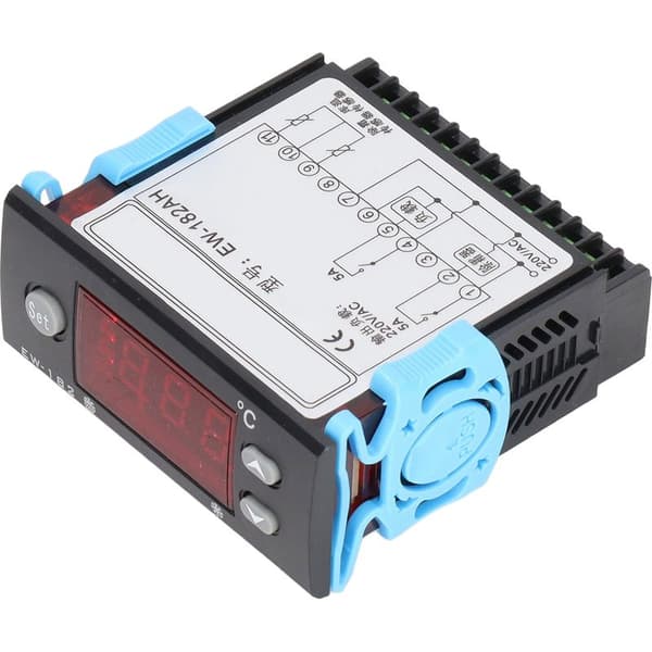 Dobbelt sensor digital termostat til kølerum, temperaturkontrol og afrimning AC220V
