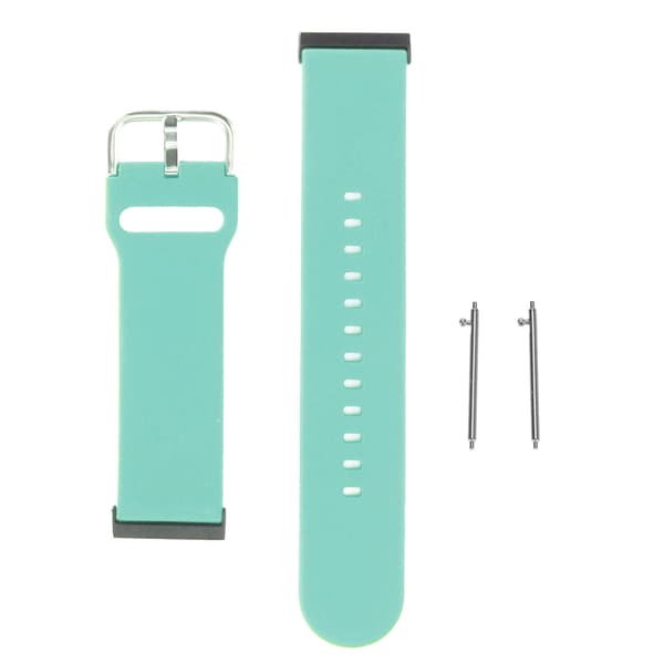 Silikone Smartwatch Rem Justerbar Udskiftningsurrem Tilbehør til Suunto7 Lyseblå