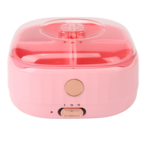 Hårfjerningsvoksmaskin 600ML 200W 4 gitter Sammenleggbar silikonvoksvarmer EU-plugg 220‑240V