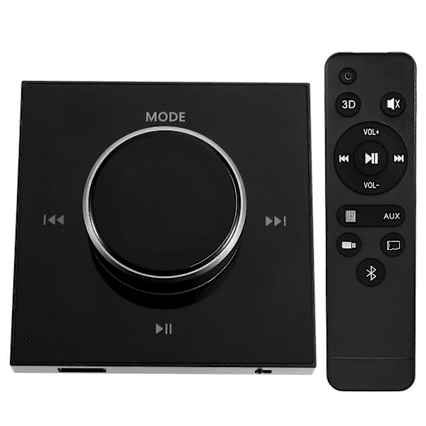 86 Hi-Fi Smart Väggmonterad Stereo Bakgrundsmusik Kontroller Svart
