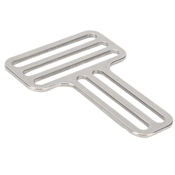 Dykkevektbelteholder i rustfritt stål T-spenne Justerbar vektstroppstopper Slider