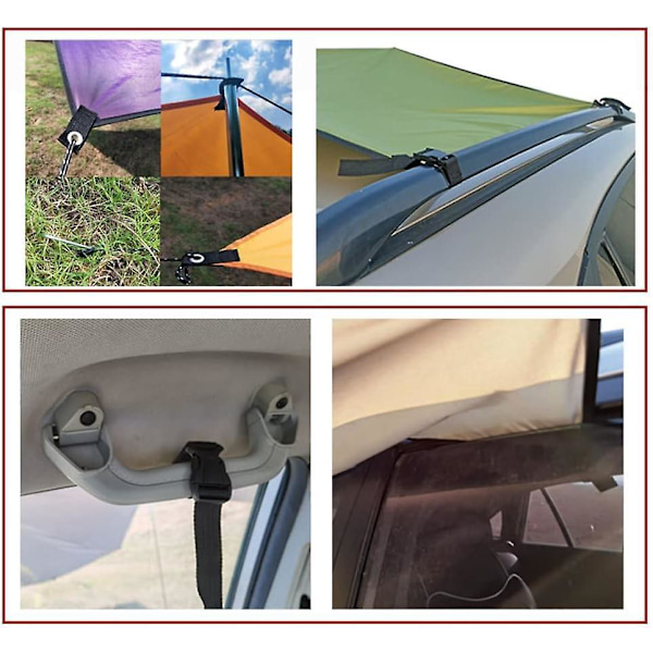 Auton takaluukun markiisi, retkeilymarkiisi, aurinkosuoja teltta autoon, retkeilyyn, automatkailuun, 300 x 200 cm
