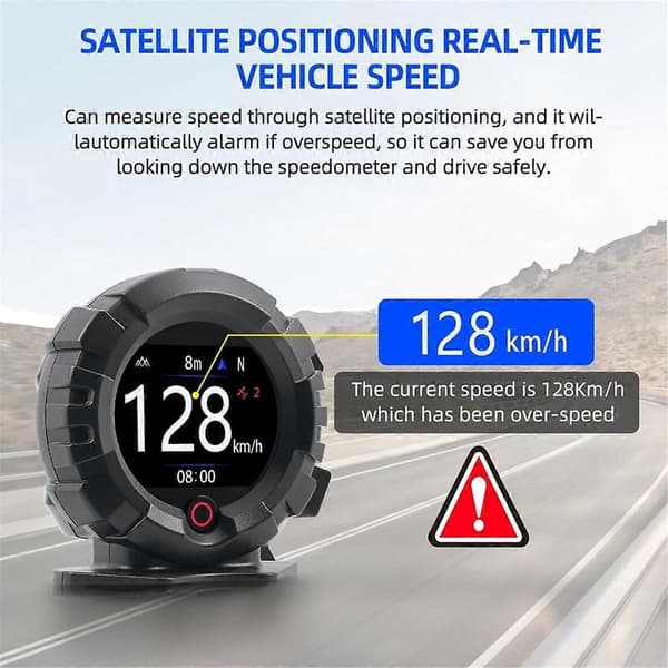 X95 GPS bilinklinometer med digitalt Head-Up Display