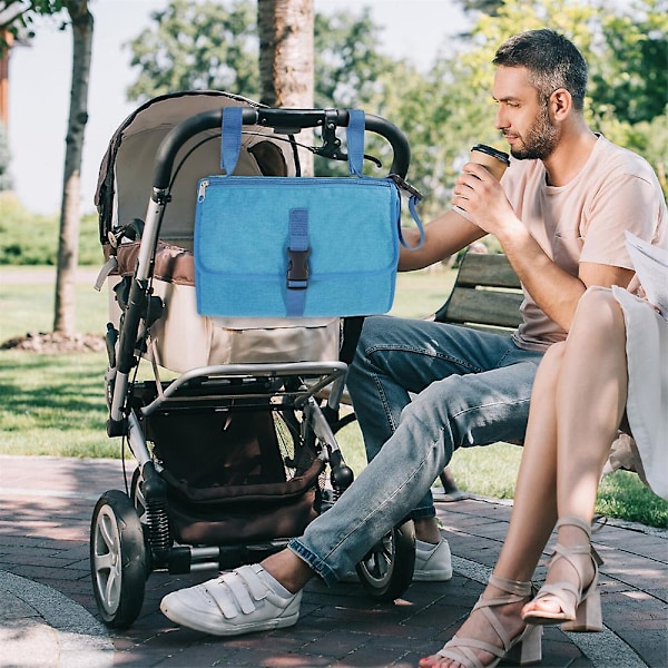 Foldbar Regnjakke Baby Udskiftningspude Blå