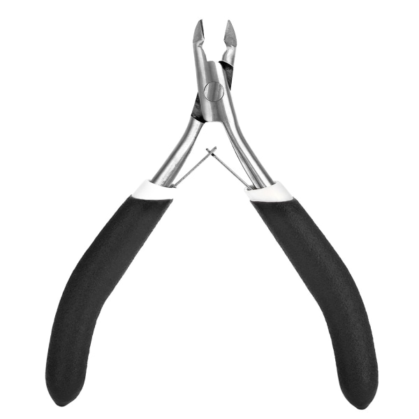Rustfrit stål neglebånd Nipper Clipper Dead Skin Saks Negle Manicure Værktøj Sort