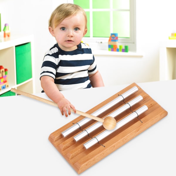 Musikalsk pedagogisk leketøy - 3-tone perkusjonsinstrument for barn