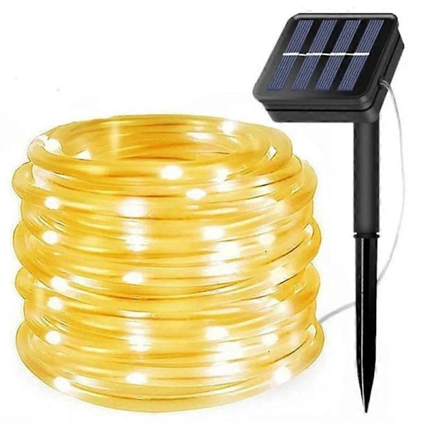 LED Solarslinga för Trädgård Juldekoration Fe-slinga Utomhus Bröllopsfest Lampa IP65 Vattentät ABS Färgad Lampa 32M300LEDS