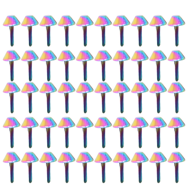 Spikhuvud Stud Fint utförande Färgglad design DIY Lätt Bärbar Järnkon Spikar 12mm