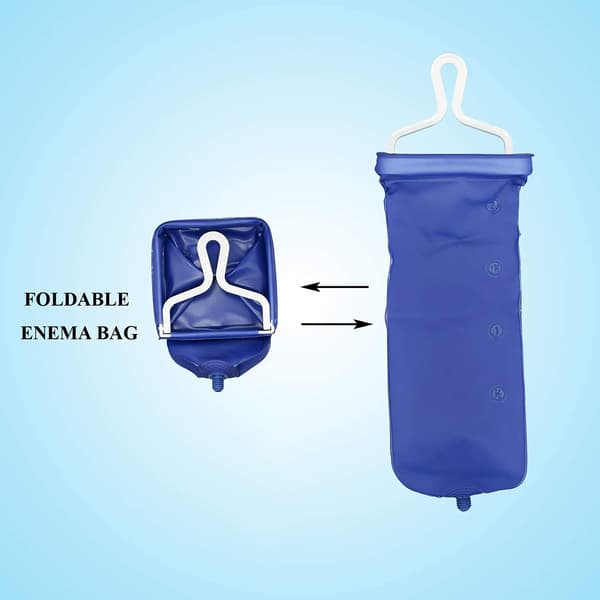 2L Lavementpose Genanvendeligt Rejse Lavement Kit