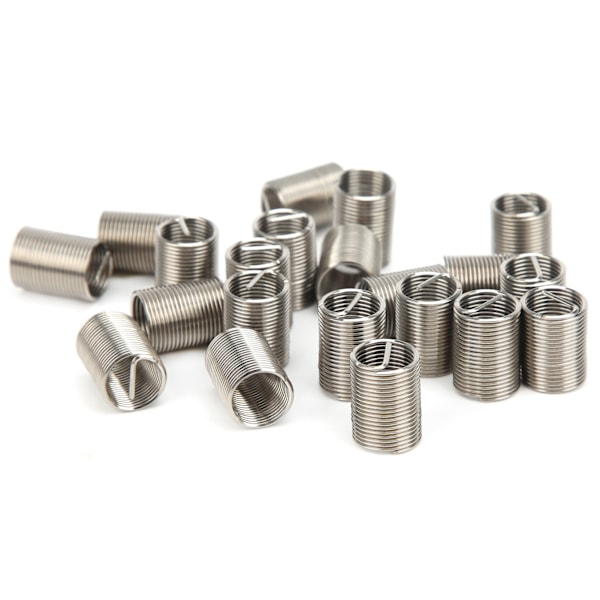 50 st gänginsatser hane hona reduktionsmutter reparationsverktyg rostfritt stål fästelement M10x1x2.5D