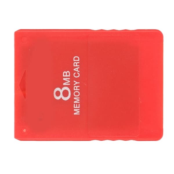 För PS2 minneskort Höghastighets 8MB spelminneskort Stöder FMCB1.966 och alla spelRöd