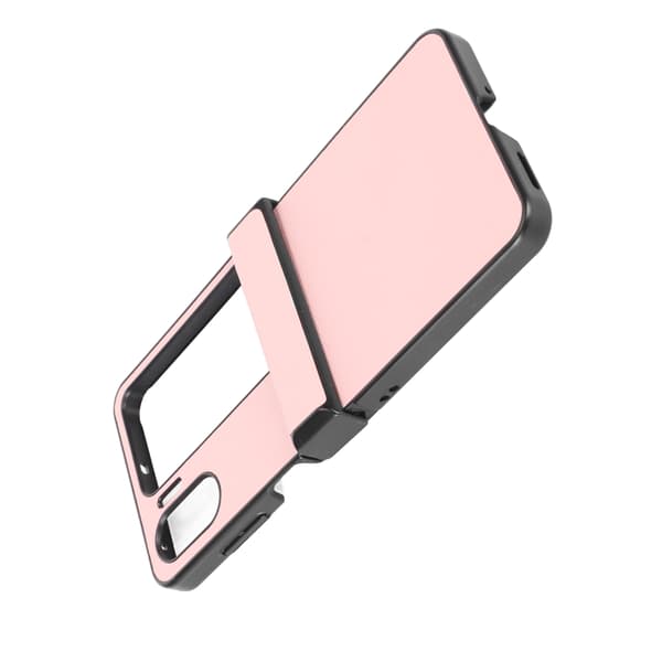 Vikbart telefonfodral reptåligt vikbart telefonfodral för Oppo Find N2 Flip Pink