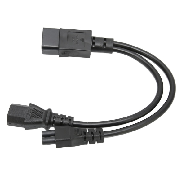 Splitter strømstikledning IEC 320 C14 han til C13 og C5 hun splitter adapter kabel 10A 250V