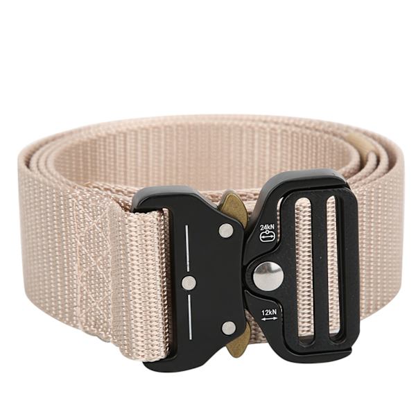 Nylon utomhus multifunktionsräddning rappellering nedförsbacke Militär midjebälte Heavy Duty (khaki)