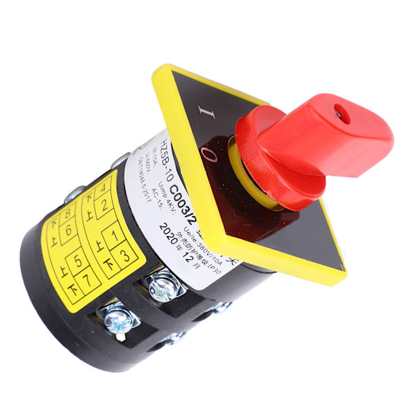 Universal Transfer Vaihtokytkin Asemointi Tyyppi OnOff Nokkakytkimet 380V 10A IP10 Kuori