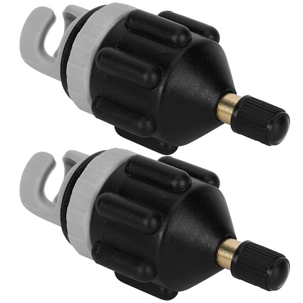2st Air Pump Inflator Surfbräda Paddle Board Kanotadapter Huvuden Tillbehör svart