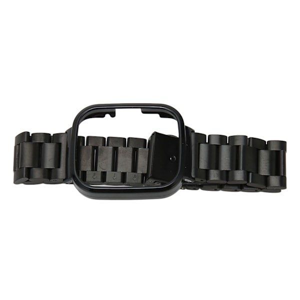 Watch Case Band 2 i 1 Justerat watch i rostfritt stål för Redmi Watch 3 Black