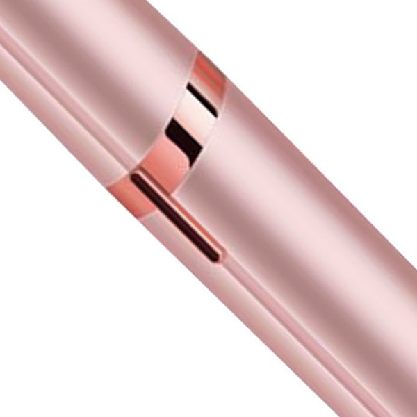 Elektrisk øjenbrynstrimmer skarpt skærehoved Bærbar ansigtshårfjerner til kvinder Rose Gold