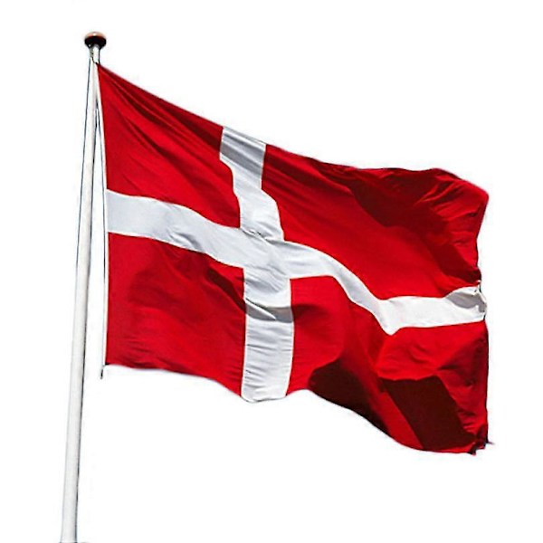 Dansk flagga Danmarks nationalflagga - 90 x 150 cm - Polyester utomhusdekoration