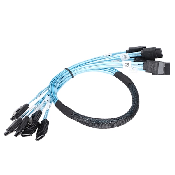 SATA-kablar 7 stift Snabb hastighet 6 Gbps Mini Använd enkelt 6 trådar Hög hastighet SATA-kabelset för dator