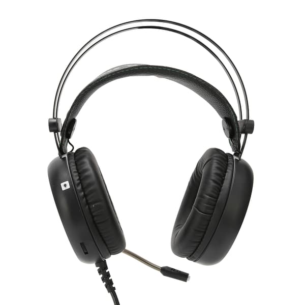 H1 Gaming Headset 7.1 Virtuell Surround RGB-effekter Multifunksjonelle Over-Ear Hodetelefoner for PC