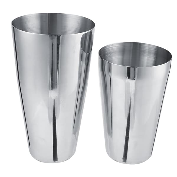 Cocktailshakersæt i rustfrit stål til blanding af drinks, beholder til barudstyr (800/600 ml)