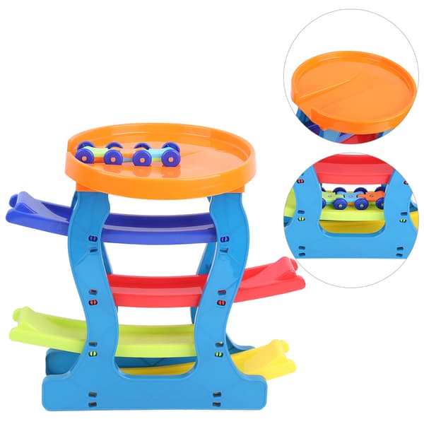 Bilbana Leksaker DIY Montering Barn Småbarn Pedagogisk Bana Billeksak Spel Stil 1