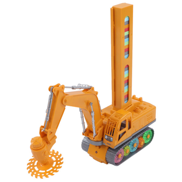 Domino Engineering Vehicle Toys Elektrisk Engineering Truck Toys Sæt med Lyd og Lyseffekt til Børn