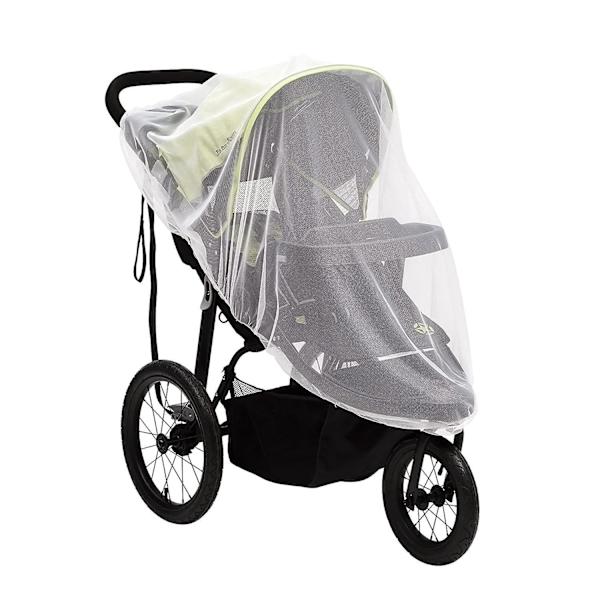 Åndbare Baby Myg- og Insektnet til Barnevogne, Joggere, Pack N' Plays, Autostole og Vugger - 2-pak