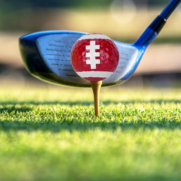 6 stk bærbare golfbolde Sportstræning Gavebolde tilbehør til konkurrencebrug