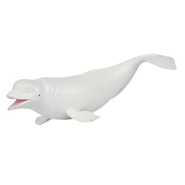 Hvidhval Model PVC Plast Simulation Hvidhval Dekoration Simulation Dyrefigur Legetøj