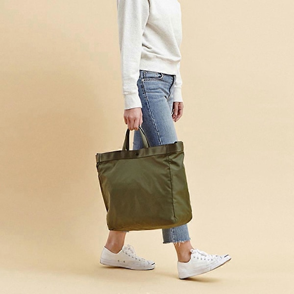 Bärbar axelväska i nylon för resor, utomhussporter, för män, grön