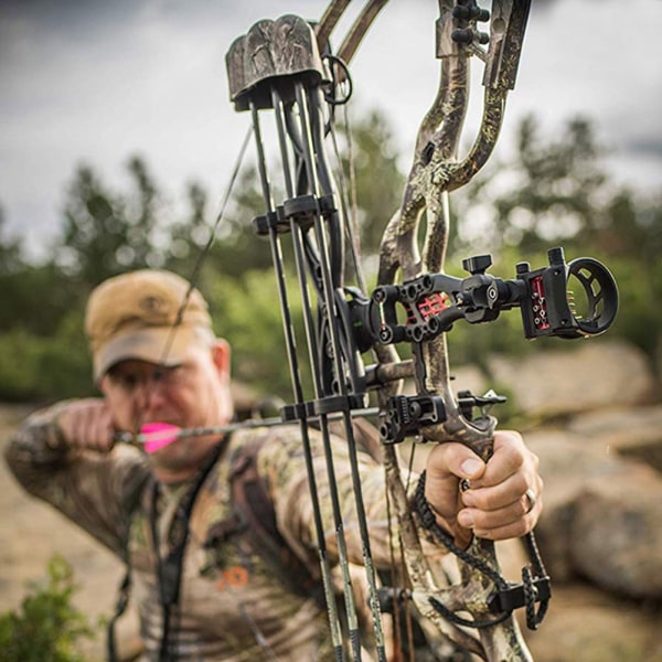 Bågskytte Arrow Quiver Tillbehör Universal för Comound Bow Jaktskytte (camo)