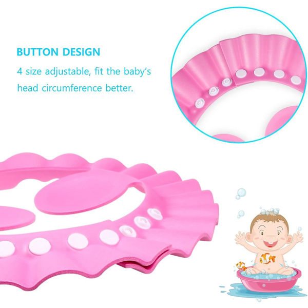 Set med 3 baby shower kepsar