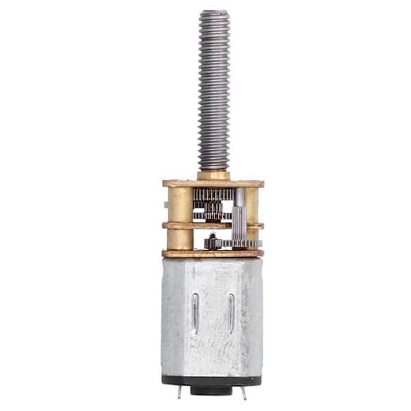 DC6V-vaihdemoottori 90 kierrosta minuutissa, korkea vääntömomentti, M4x20mm kierteinen lähtöakseli, nopeuden alennus roboteille