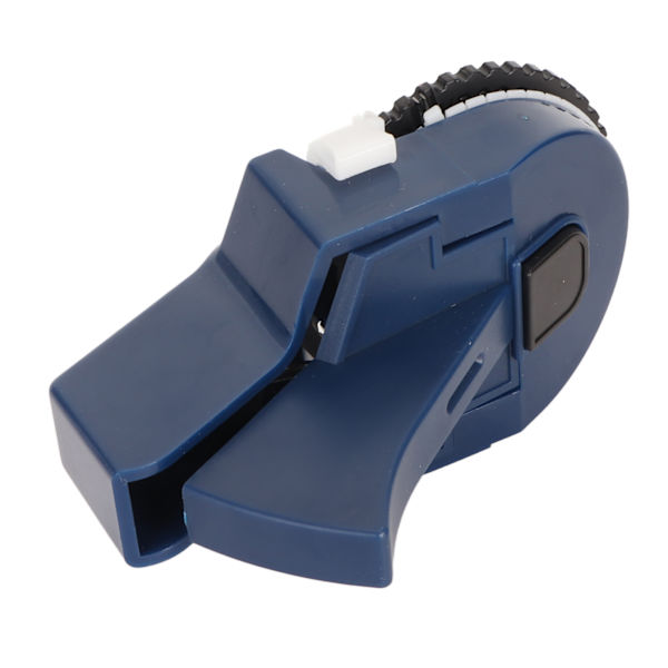 Embossing Label Maker Inkless Helppokäyttöinen Ergonominen muotoilu Kannettava tarranauhakuviointi nauhoilla askartelulle Tee-se-itse Tummansininen