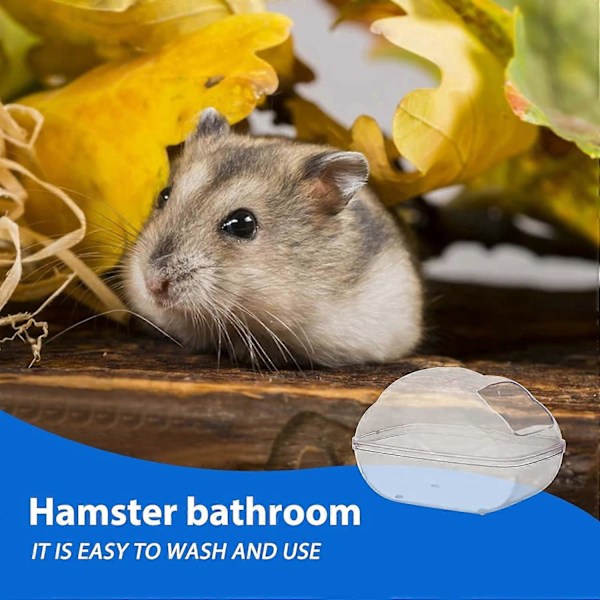 2025 Ny Hamster Sand Badrum Sandbad Behållare Litet Husdjur Badkar Bastu Toalett Tvättrum Låda