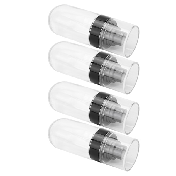 4-pack sprayflaskor set mini bärbar plast rese tom påfyllningsbar behållare dispenser 60 ml