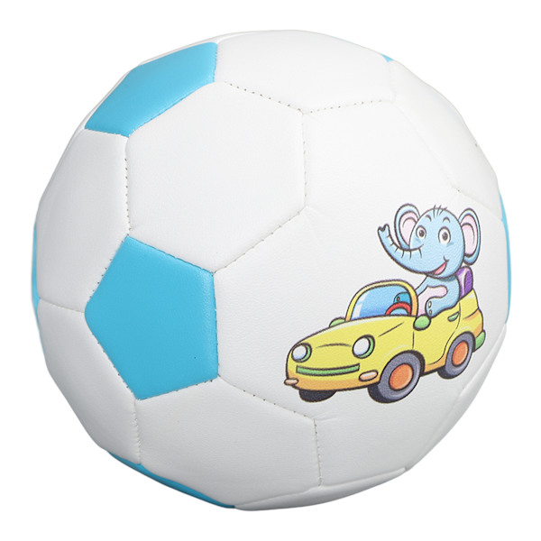 Baby Elefant Mønster Størrelse 2 Fodbold Oppustelig Børn PVC Gummiforing Fodbold Legetøj