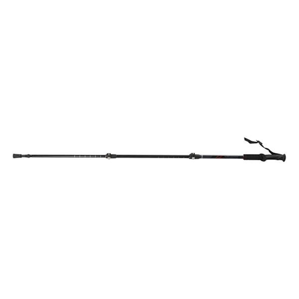 Teleskooppinen vaellussauva 3-osainen alumiiniseoskävelysauva Retractable Walking Pole vuorikiipeilyyn tutkimusmusta