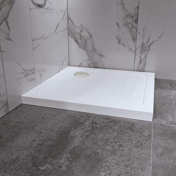 Serbien – 90 mm bruseafløb – 86 mm højde – Elegant kromfinish – Hurtig dræning til standard brusebakker
