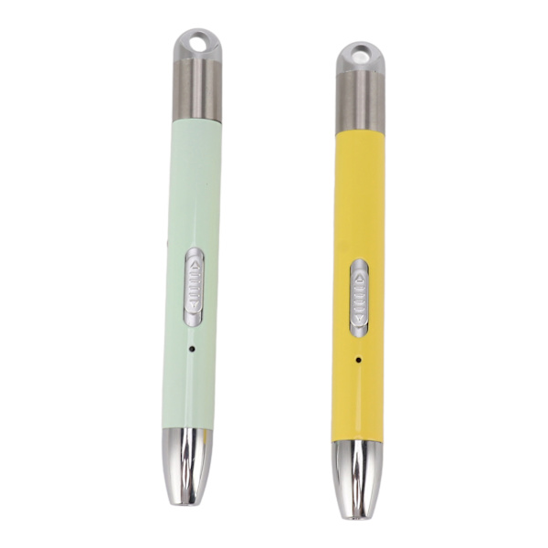Diamantmålning Pen Set Pack Kit Tillbehör Verktygssats med Utbytbara Huvuden Halkskydd Matta Vax Organizer Gul Grön