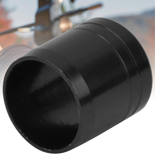 20 st universella bågskytteexplosionssäkra ringar i aluminiumlegering (svart 7,6 mm)