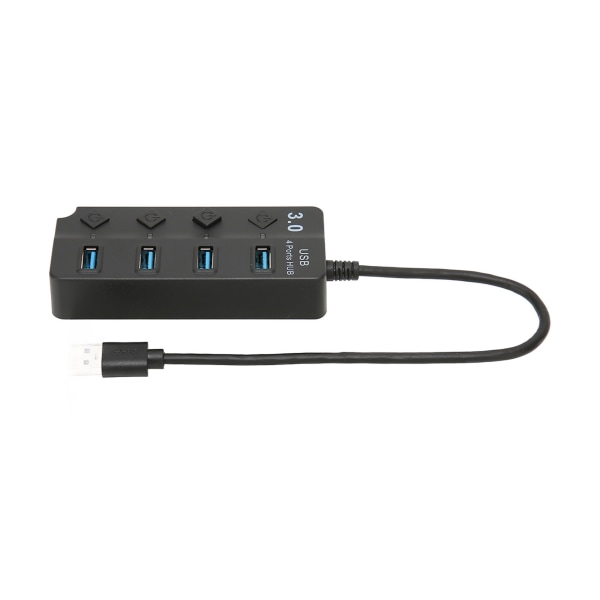 USB 3.0 HUB 4 porte USB3.0 Maksimalt 5 Gbps stabil transmission Plug and Play Tidsbesparende USB Splitter til Win OS X